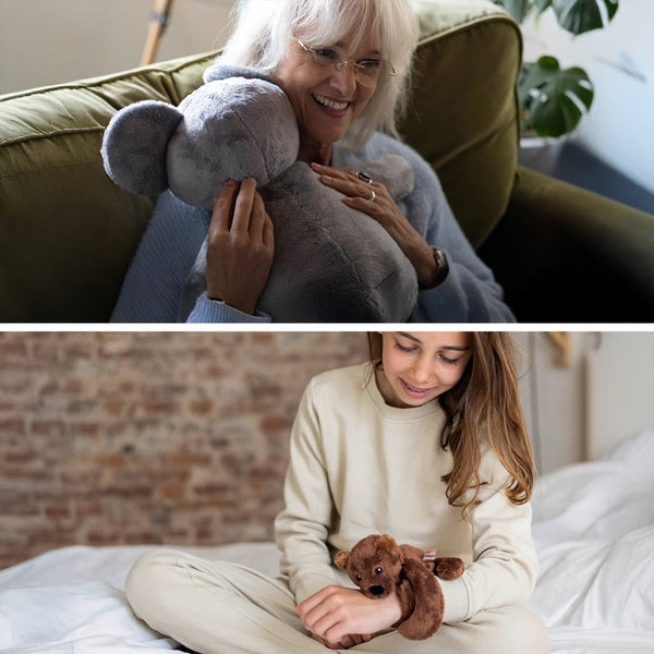 Which Lotgenootje cuddly toy is right for me? 2 kg weighted or mini
